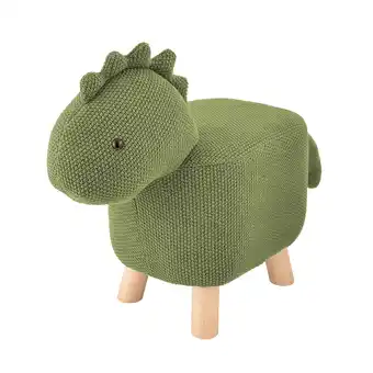Walmart Kvell Kids Foot Stool, Knitted Upholstery, Dinosaur offer