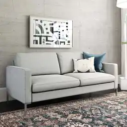 Walmart DHP Lexington Sofa, Gray Linen offer