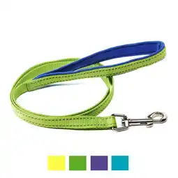 Walmart Vibrant Life 4' Nylon Metal Standard Dog Leash, Neon Green, Medium offer