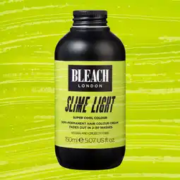 Walmart Bleach London Super Cool Color Semi-Permanent Hair Color Cream, Slime Light, 5.07 oz offer