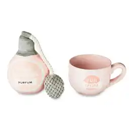 Walmart Vibrant Life 2-Piece Pink Mug and Perfume Bottle Dog Toy Gift Set offer