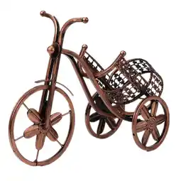 Walmart 3-wheeled Car Shape Wine Racks Wine Bottles Holders Iron Material for Countertop offer