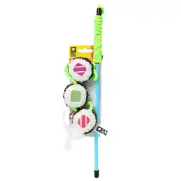 Walmart Pet Zone Sushi Wand Cat Toy, Multi-Color, Interactive, Catnip offer