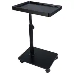 Walmart YYUAN Adjustable - Height C - Shaped Rolling Side Table - Ideal for Sofa, Bed & Small Spaces offer