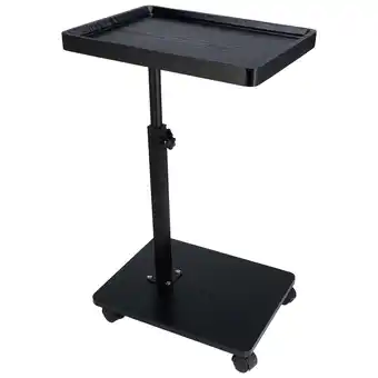 Walmart YYUAN Adjustable - Height C - Shaped Rolling Side Table - Ideal for Sofa, Bed & Small Spaces offer