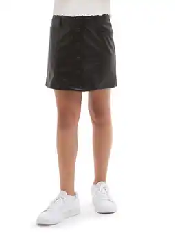 Walmart Jordache Girls Pleather Button Front Skirt, Sizes XS-2X offer