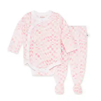 Walmart Burt's Bees Baby Organic Cotton Baby Girl Bodysuit & Footed Pant Set, Sizes Newborn-6/9 Months offer