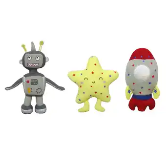 Walmart Spark Create Imagine Celestial Knit Plush Set, Multicolor, Infant, 3 Pieces offer