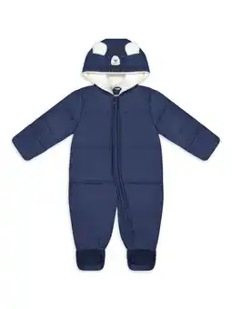 Walmart Child of Mine by Carters Baby BoyNavy Bear Pram Outerwear offer