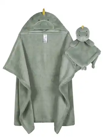 Walmart Gerber Baby Unisex Hooded Wearable Blanket and Security Blanket, Dino Time offer