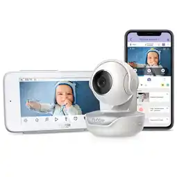 Walmart Hubble Connected Nursery Pal Premium, 5 Smart HD Baby Monitor with Touch Screen Viewer offer