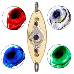 Walmart LED Fishing Lures Fishing Spoons Underwater Flasher Saltwater Trolling Lights offer