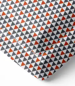 Walmart Bacati - Triangles Orange/Gray 100% Cotton Percale Crib/Toddler Bed Fitted Sheets, 2-Pack offer