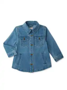 Walmart Urban Republic Toddler Girl Denim Shacket, Sizes 12M-4T offer