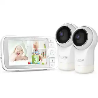 Walmart Hubble Nursery View Pro Twin Local Baby Monitor with Large 5-inch Parent Unit Viewer offer