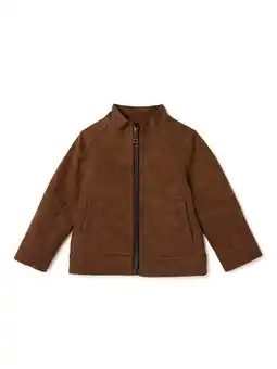 Walmart Urban Republic Baby & Toddler Boys Faux Suede Biker Jacket, Sizes 12M-4T offer