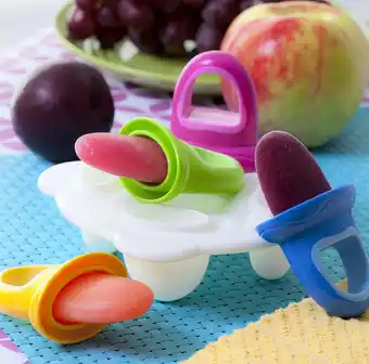 Walmart Nuby Garden Fresh Fruitsicle Frozen Pop Tray, Multicolored offer