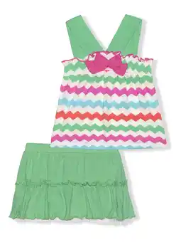 Walmart Young Hearts Toddler Girl Zig Zag Print Scooter Set 2T-4T offer