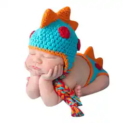 Walmart Baby Boy Dinosaur Outfit Photography Props Knit Accessorie Baby Boy Items offer