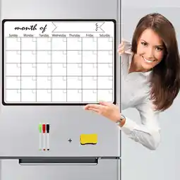 Walmart Tdoenbutw Clearance Whiteboard Calendars For Refrigerator Family Notepad Daily Planner White offer