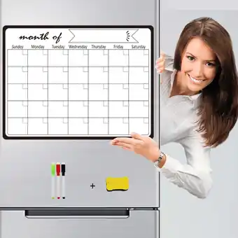 Walmart Tdoenbutw Clearance Whiteboard Calendars For Refrigerator Family Notepad Daily Planner White offer