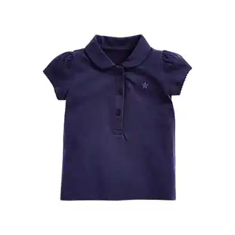 Walmart ZPWKLM Short Sleeve Polo Shirt Lapel For Child Turn Down Collar Clothes For Girls Boys size 18-24M offer