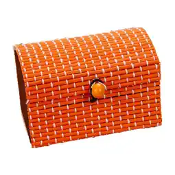Walmart Storage Savings! Anckoeil Wooden Jewelry Organizer Storage Strap Treasure Case Desktop Organizer offer