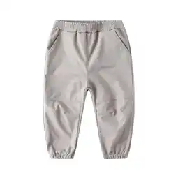 Walmart Chbgutlmr Toddler Boy Girls Pants Elastic Waist Fleece Lined Jogger Pants Casual Workout Trousers offer