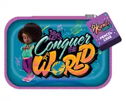 Walmart Karmas World Multicolor Pencil Case, 8.5-inches W by 5-inches L, Hard Case offer