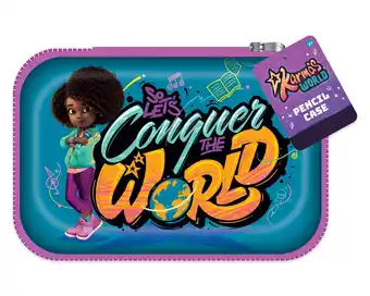 Walmart Karmas World Multicolor Pencil Case, 8.5-inches W by 5-inches L, Hard Case offer