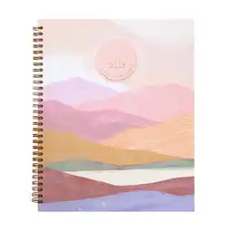 Walmart 2022-2023 Mintgreen Daily, Weekly, Monthly Spiral Planner, 9 x 11, Ombre Mountains offer