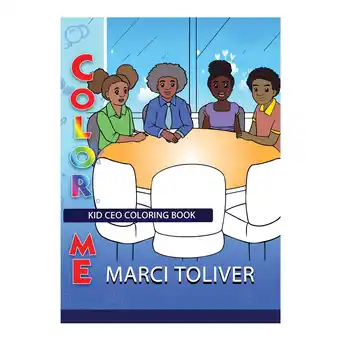 Walmart Color Me, Kid CEO Coloring Book by Marci Toliver, 70 Pages offer