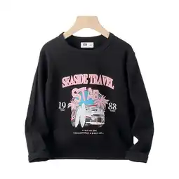 Walmart ZPWKLM ZPWKLM Long Sleeve Printing Coat For Child Crew Neck Top For Baby Autumn Wear size 4-5T offer