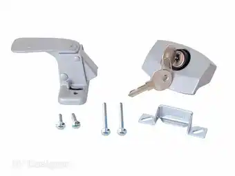 Walmart RV Designer E311 Locking Camper Door Latch - Gray offer