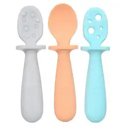 Walmart Kiinde Lil' Bites Soft Silicone Spoon All Stages (Multi Colors) 3-pack offer