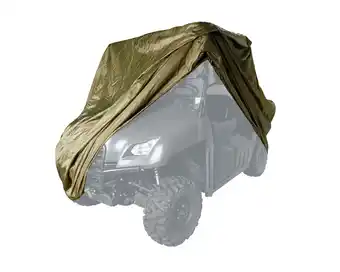 Walmart Camco 66022 Black Boar UTV Cover Olive Drab 210D Polyester Cover for UTV offer