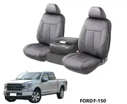 Walmart Auto Drive 2Piece Car Front Seat Cover Kit Custom Fit for 2015-2023 Ford 150 Leather Grey offer