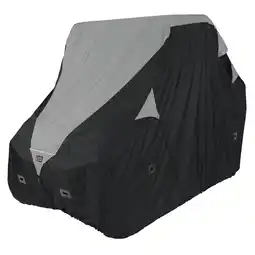 Walmart Classic Accessories QuadGear Deluxe UTV Storage Cover, Fits UTVs up to 125L x 64Wx70H, Black/Grey offer