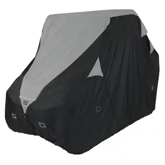 Walmart Classic Accessories QuadGear Deluxe UTV Storage Cover, Fits UTVs up to 125L x 64Wx70H, Black/Grey offer