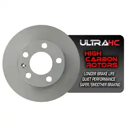 Walmart UltraHC Coated High Carbon Brake Rotor, Rear UR000081, Audi A1 2018-2015 offer