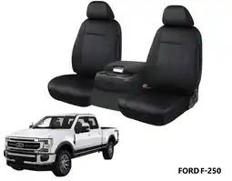 Walmart Auto Drive Car Front Custom Seat Cover Fit for 2017-2022 Ford 250 Leather Black offer