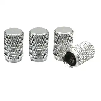 Walmart Anckoeil 4PCS Tire Valve Cover Round Aluminum Universal Valve Cover Hubcap Up to 60% off! offer