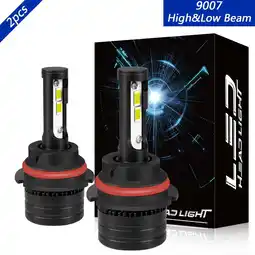Walmart Obndvu 2x 9007 High&Low Beam for Ford Crown Victoria 1998-2011 LED Headlight Bulbs 6000K White offer