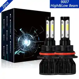 Walmart Obndvu 9007 Hi-Low Dual Beam for Nissan Altima 1998-2001 LED Headlight 6000K White 2x offer