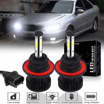Walmart 4-Side 9008/H13 Headlights for Nissan Sentra 2004-2012 2pc offer