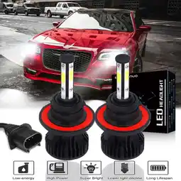 Walmart 4-Side 9008/H13 LED Headlight Bulbs for Chrysler Pacifica 2007-2008 2pc offer