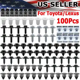 Walmart 100Pcs Car Engine Undertray Cover Clips Bottom Shield Guard Screw for Toyota Lexus offer