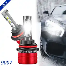 Walmart For Ford Focus 2005 2006 2007 LED Headlight Bulbs Kit 9007/HB5 Hi-Lo Beam White 60W 12000LM 2pcs offer