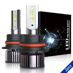 Walmart 9007 High&Low Beam for Nissan Pathfinder 1987-1998 2005-2012 LED Headlight Bulbs Kit White 6000K 2x offer