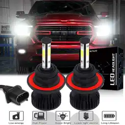 Walmart 4-Side 9008/H13 Headlights for Dodge Caliber 2007-2012 2pc offer